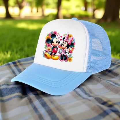 Stitch Baseball Cap For Boys And Girl, Adjustable Protection Unisex Casual Hip-Hop Print Mesh Sun Hat, Classic Cotton Peaked Hat