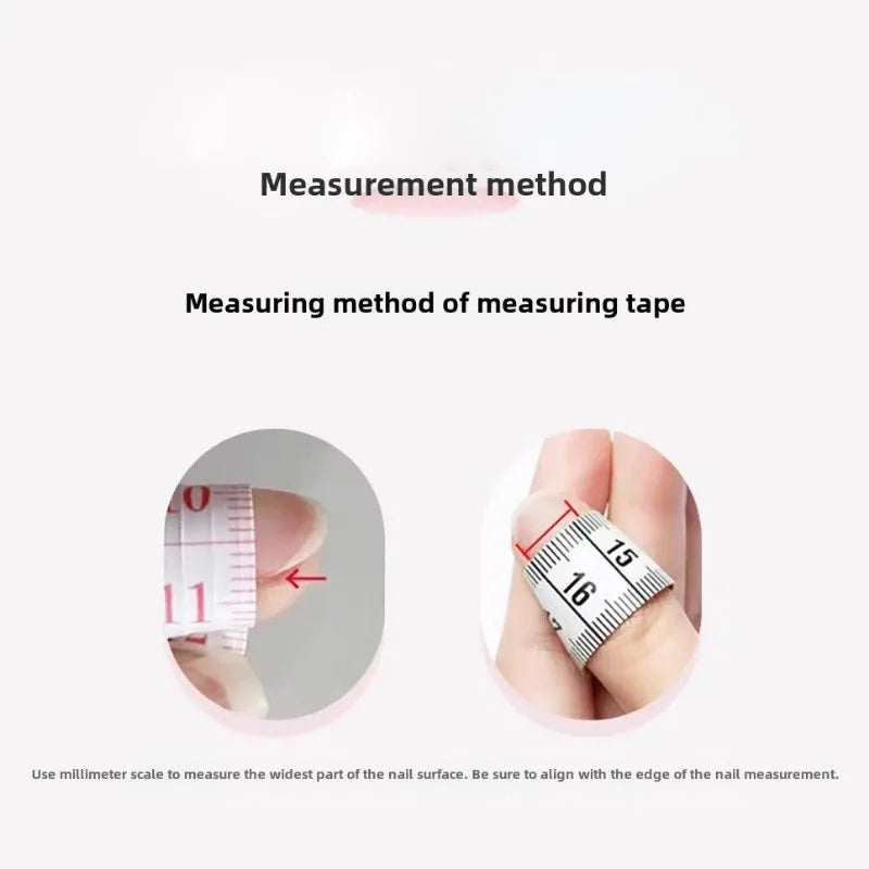 Stitch Cartoon Manicure Semi-Handmade Wearable Nails Simple Cute Anime Fake Nails Short Ladder Girls Jewelry Gift New Style