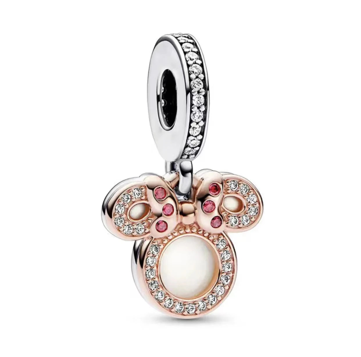 100th Anniversary 925% Sterling Silver Minnie Mouse Stitch Dumbo Lion King Charm Beads Fit Original Bracelet Women's Jewellery