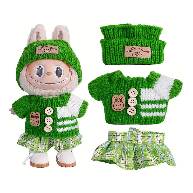 6.69inch Labubu Doll Clothes,Labubu Clothing,Labubu Accessories for Play & Display (No shoes & Doll)