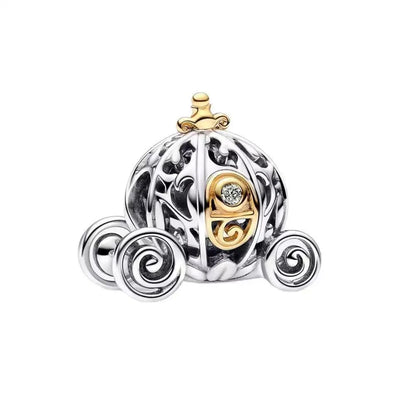 100th Anniversary 925% Sterling Silver Minnie Mouse Stitch Dumbo Lion King Charm Beads Fit Original Bracelet Women's Jewellery