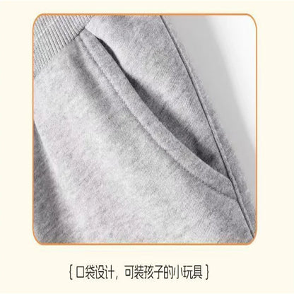 Stitch Man Spring and Autumn Hoodie 2-piece Set for Boys and Girls Fashion Clothing 2-12-year-old Kids Casual Sports Hoodie Set