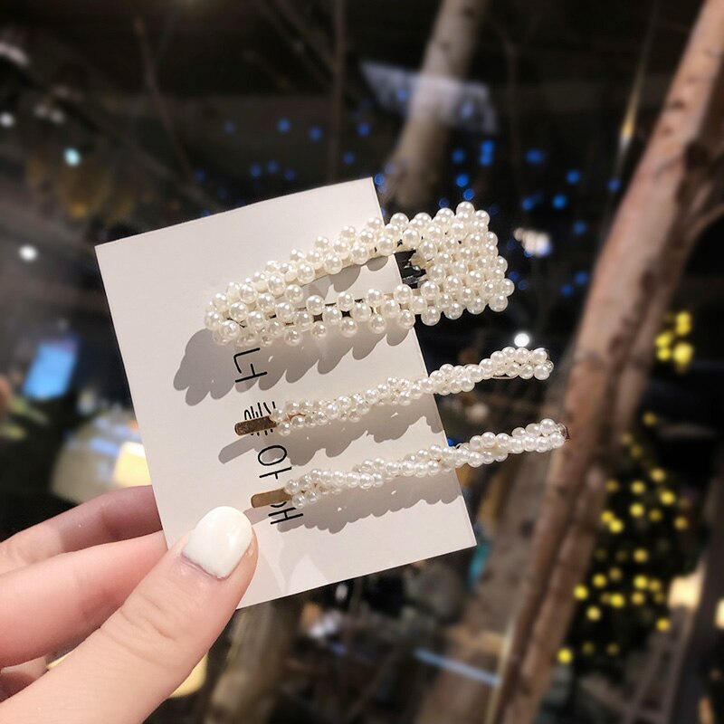 Fashion Pearls Hairclips for Women