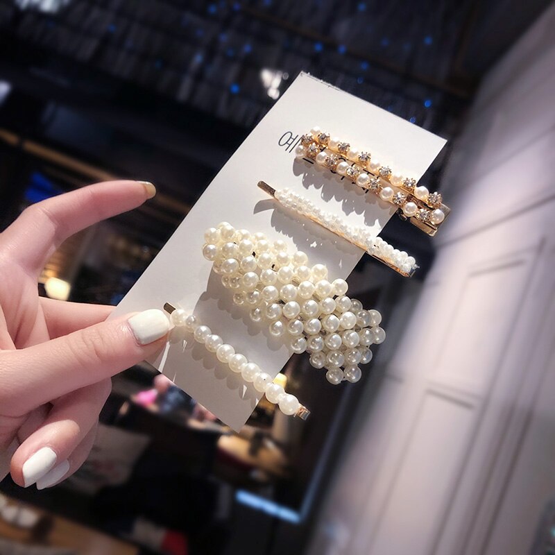 Fashion Pearls Hairclips for Women