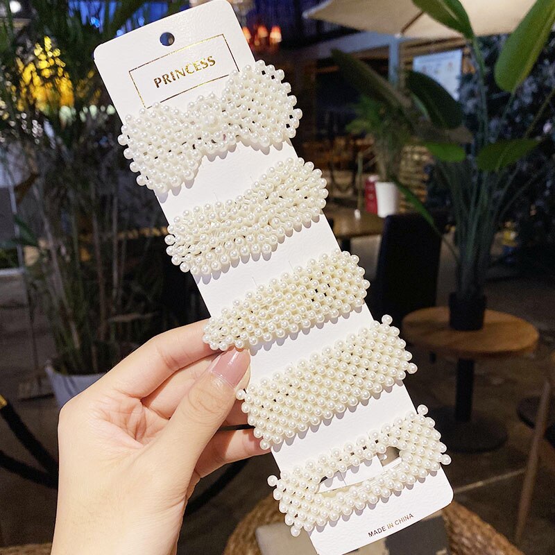 Fashion Pearls Hairclips for Women