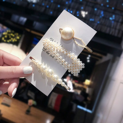 Fashion Pearls Hairclips for Women