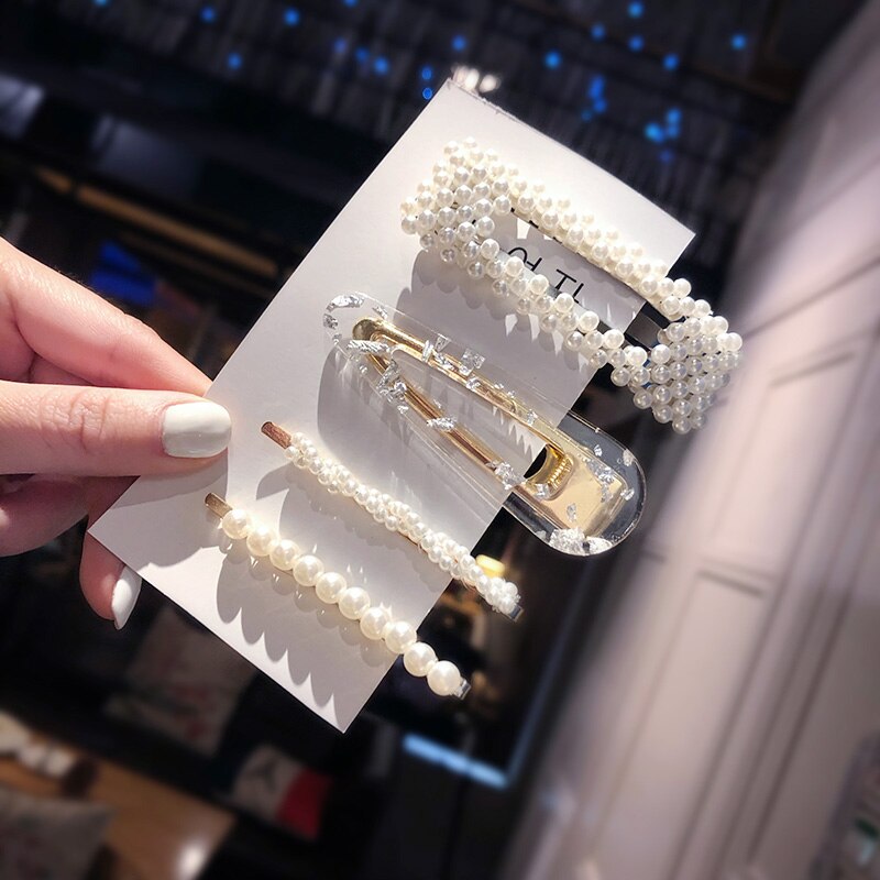 Fashion Pearls Hairclips for Women