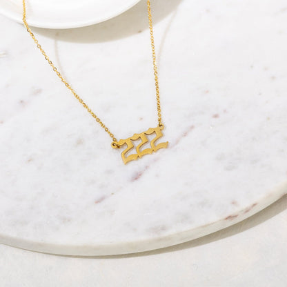 Angel Number Necklace