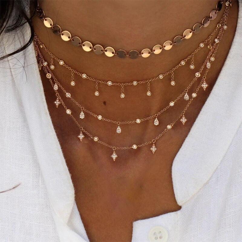 Women's Fashion Multilayer Necklaces