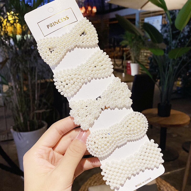 Fashion Pearls Hairclips for Women