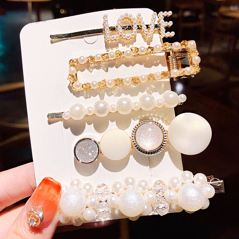Fashion Pearls Hairclips for Women